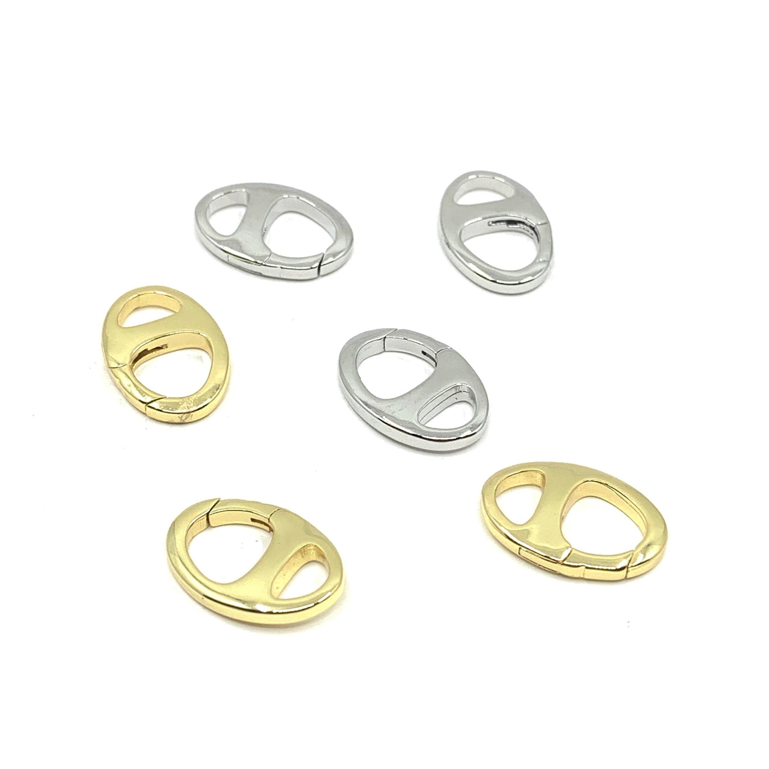 Jewelry Connector Lock, 17mm x 11mm