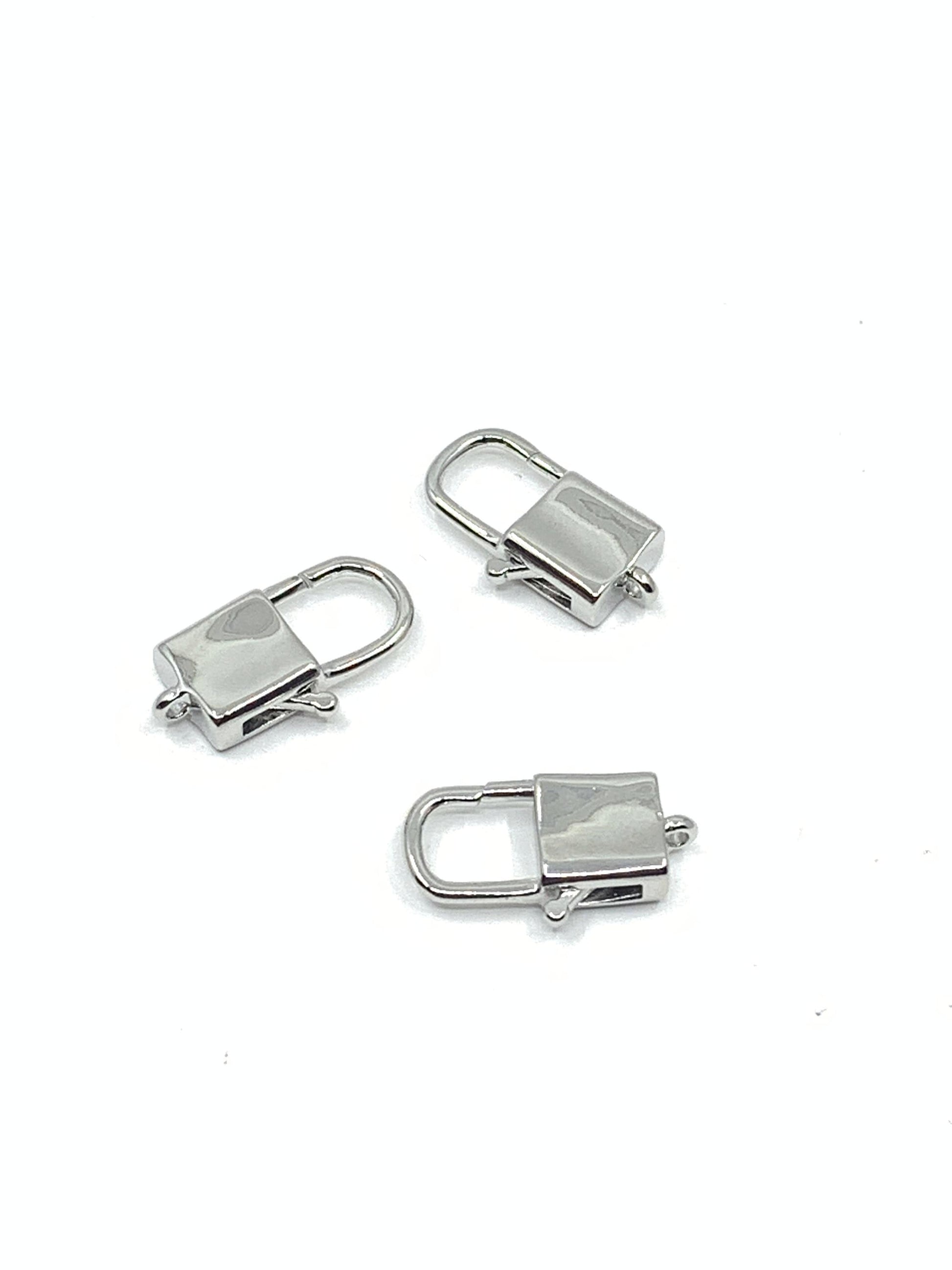 Charm Holder Lock, 18mm x 10mm | Bellaire Wholesale