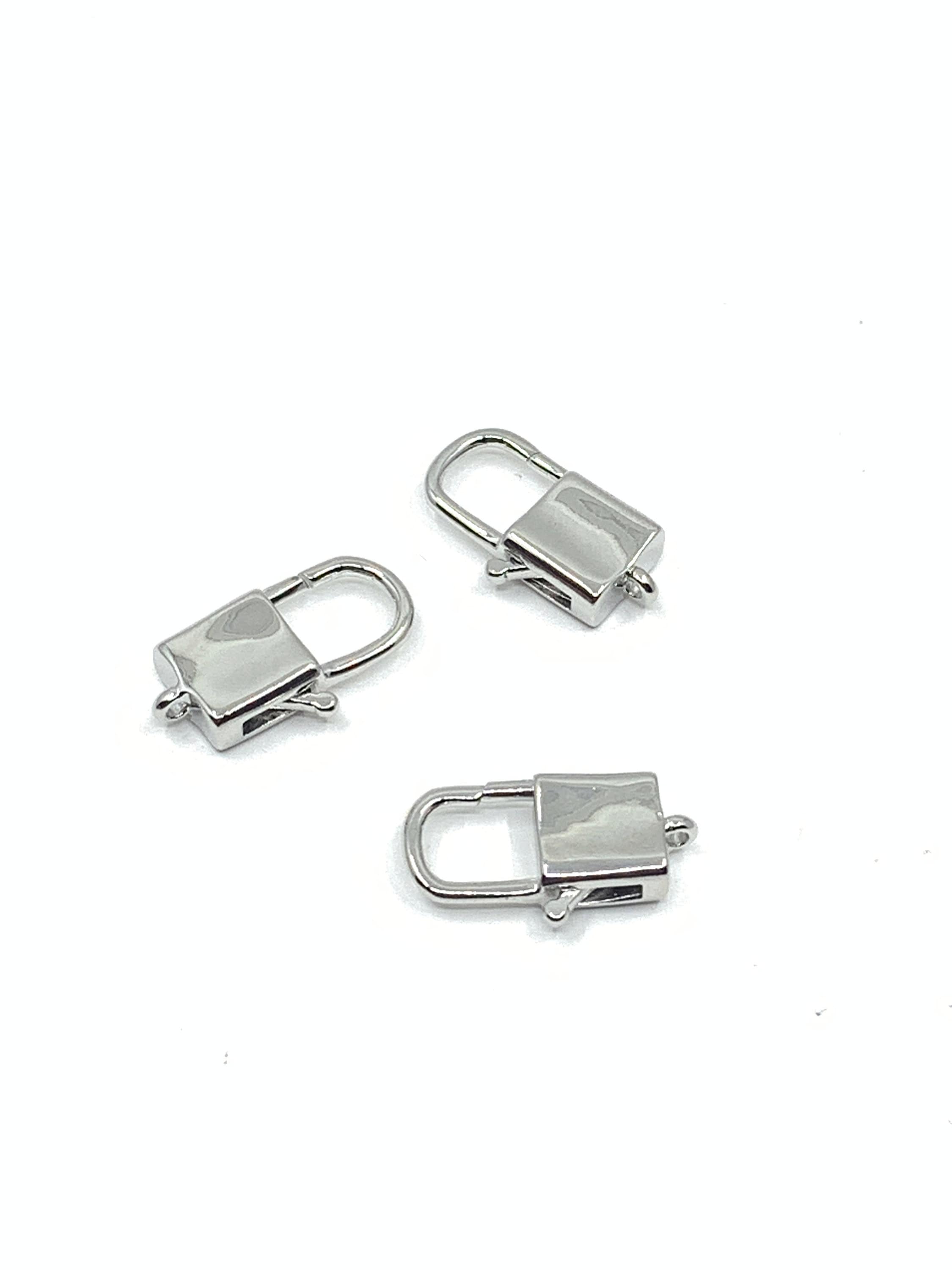 Charm Holder Lock, 18mm x 10mm | Bellaire Wholesale