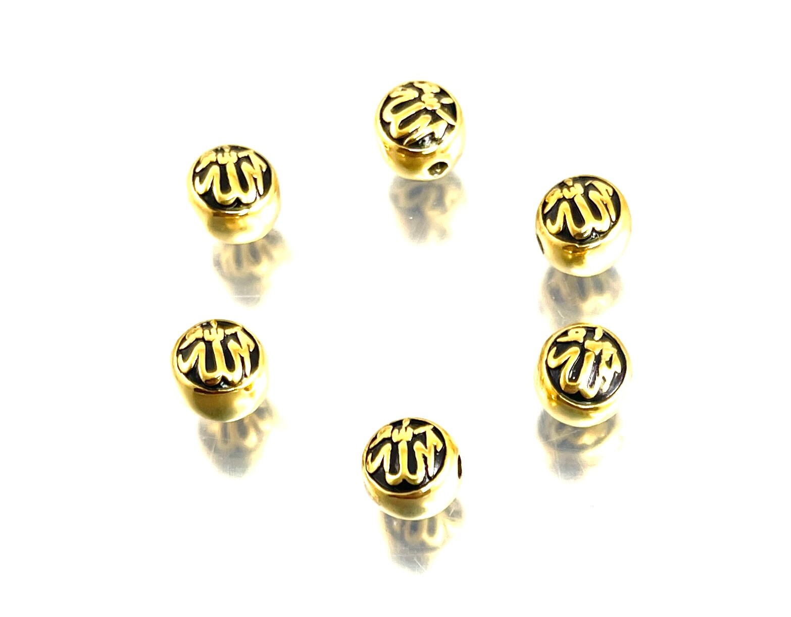 Stainless Steel Allah Bead | Bellaire Wholesale