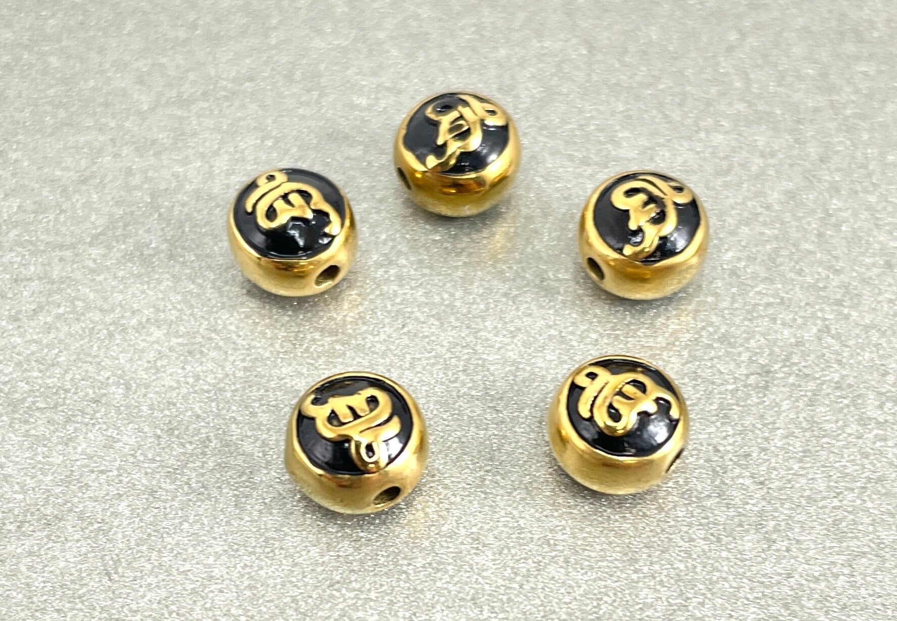 Stainless Steel Ek Onkar Bead | Bellaire Wholesale