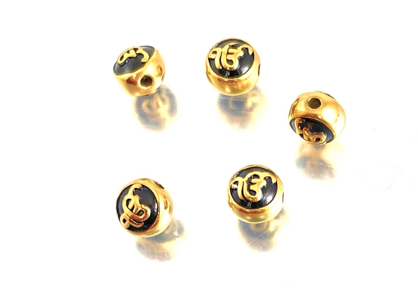 Stainless Steel Ek Onkar Bead | Bellaire Wholesale