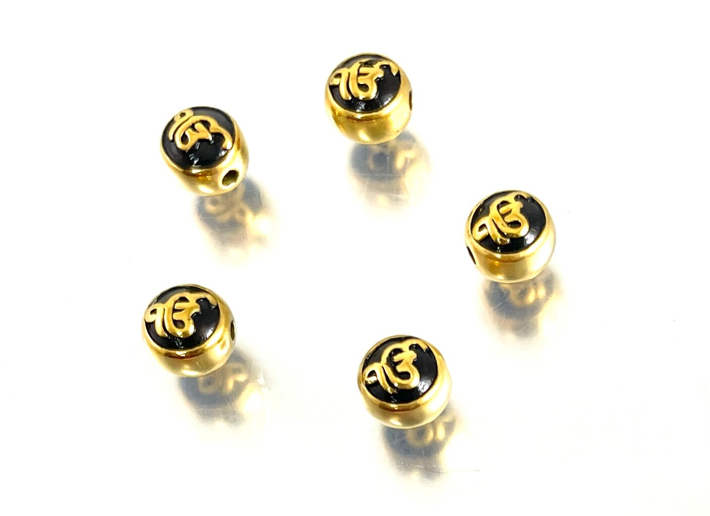 Stainless Steel Ek Onkar Bead | Bellaire Wholesale
