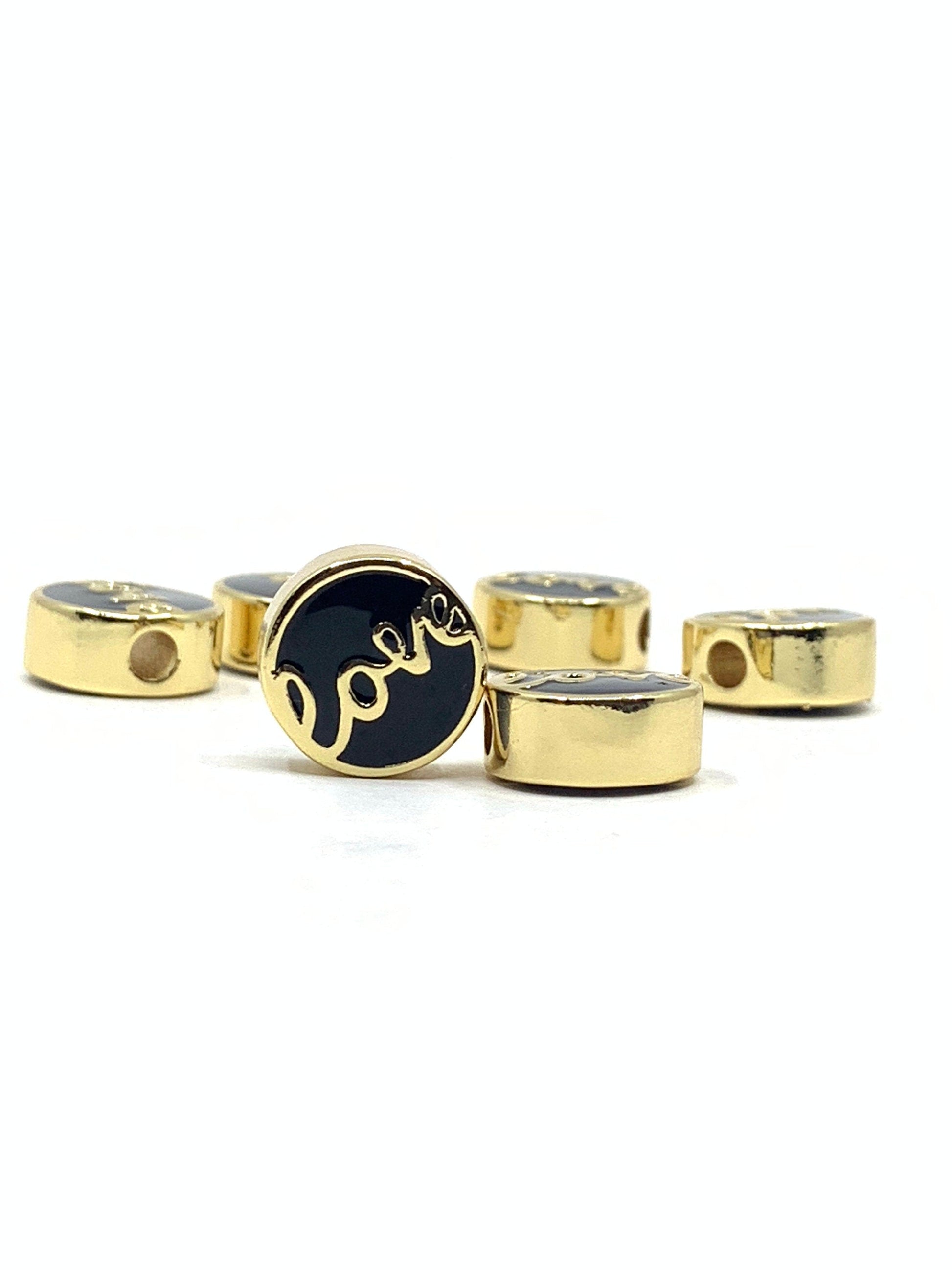 11mm Enamel Love Beads | Bellaire Wholesale