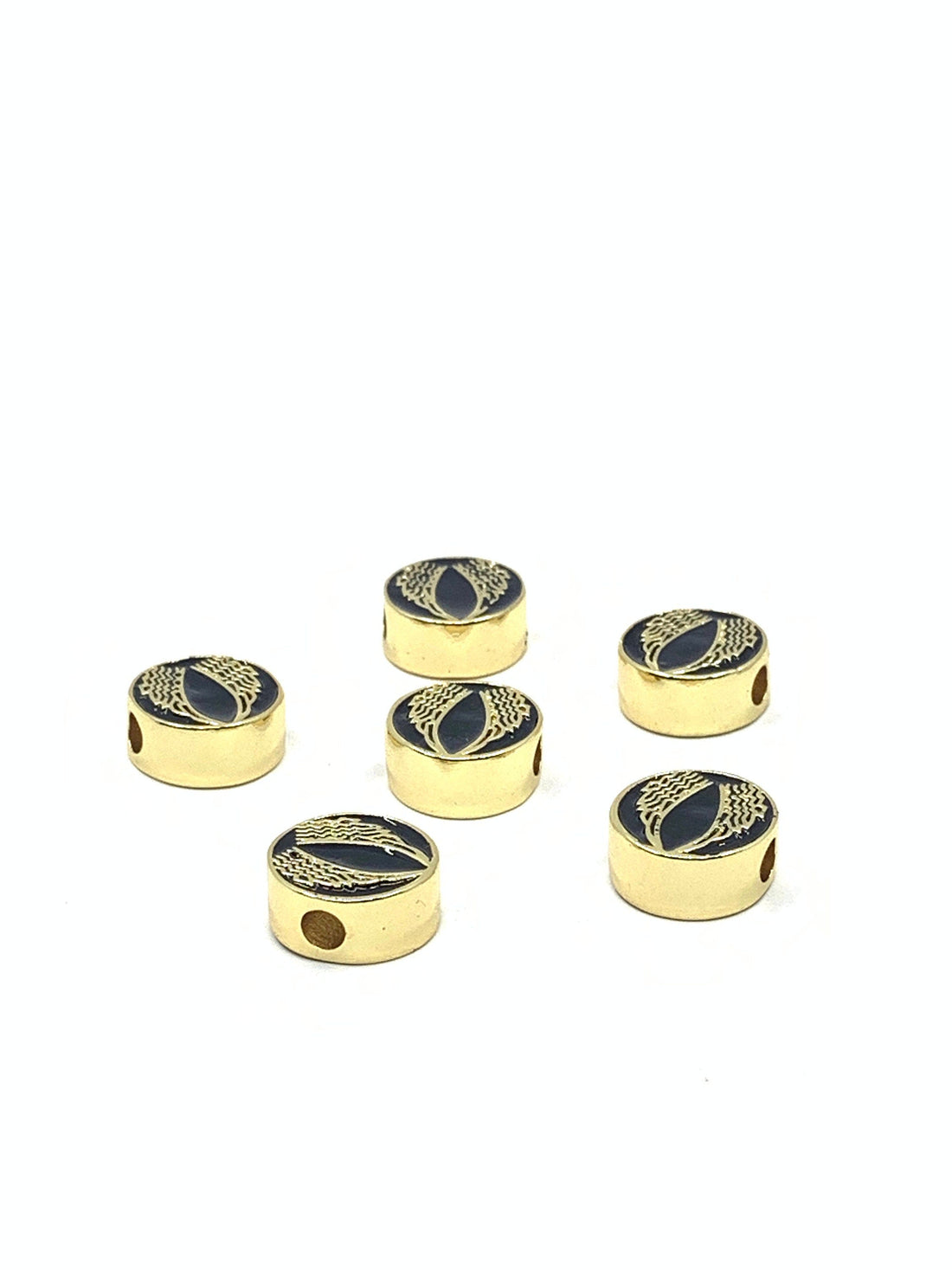 11mm Enamel Angel Wing Beads | Bellaire Wholesale