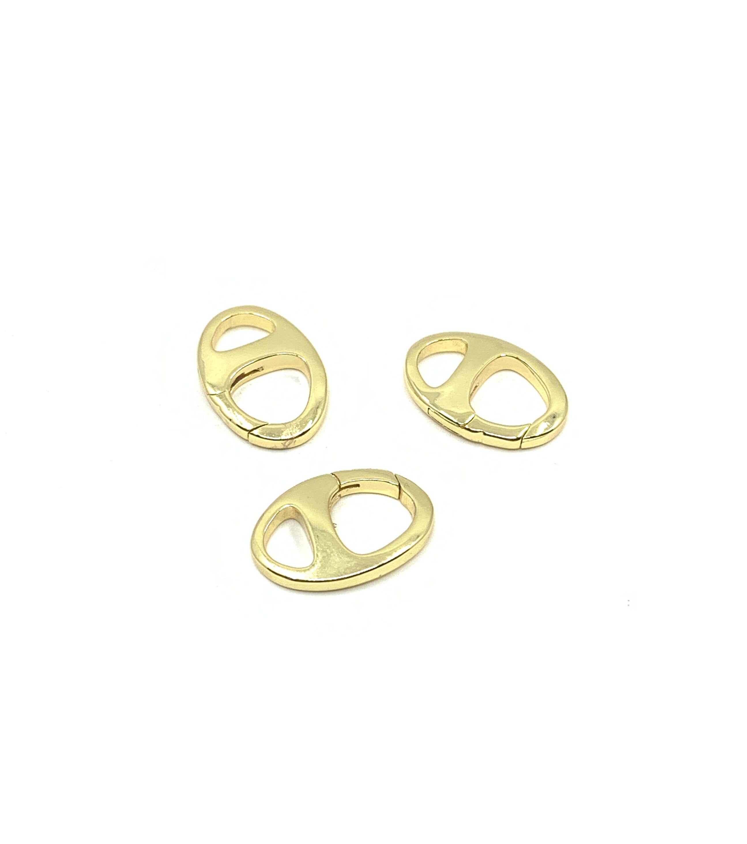 Jewelry Connector Lock, 17mm x 11mm