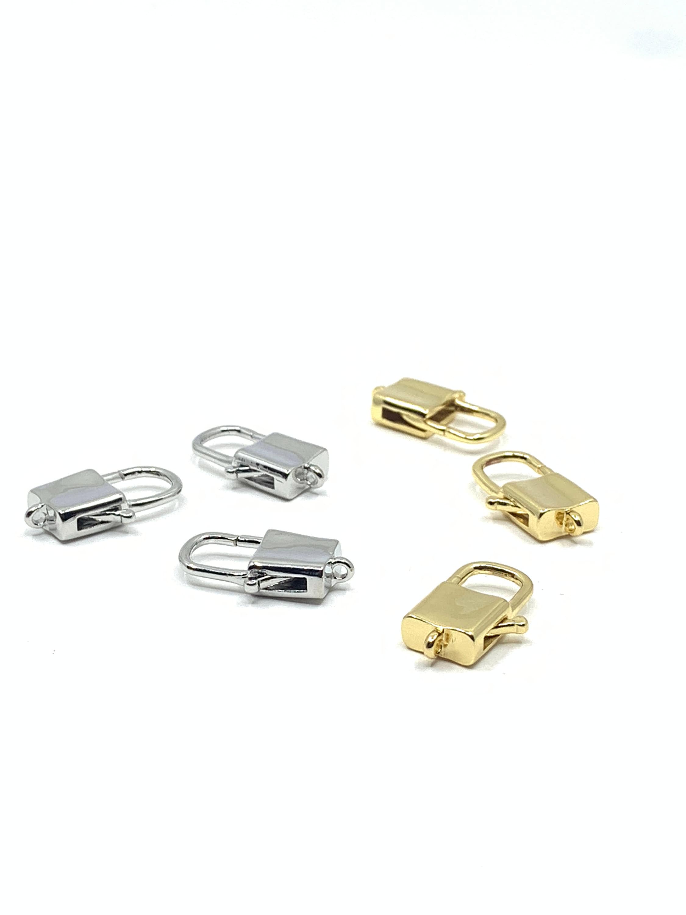 Charm Holder Lock, 18mm x 10mm | Bellaire Wholesale