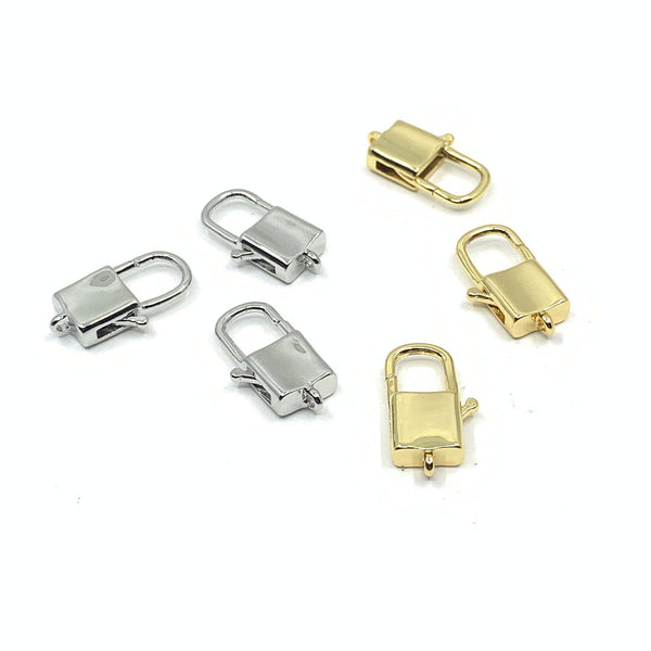 Charm Holder Lock, 18mm x 10mm | Bellaire Wholesale