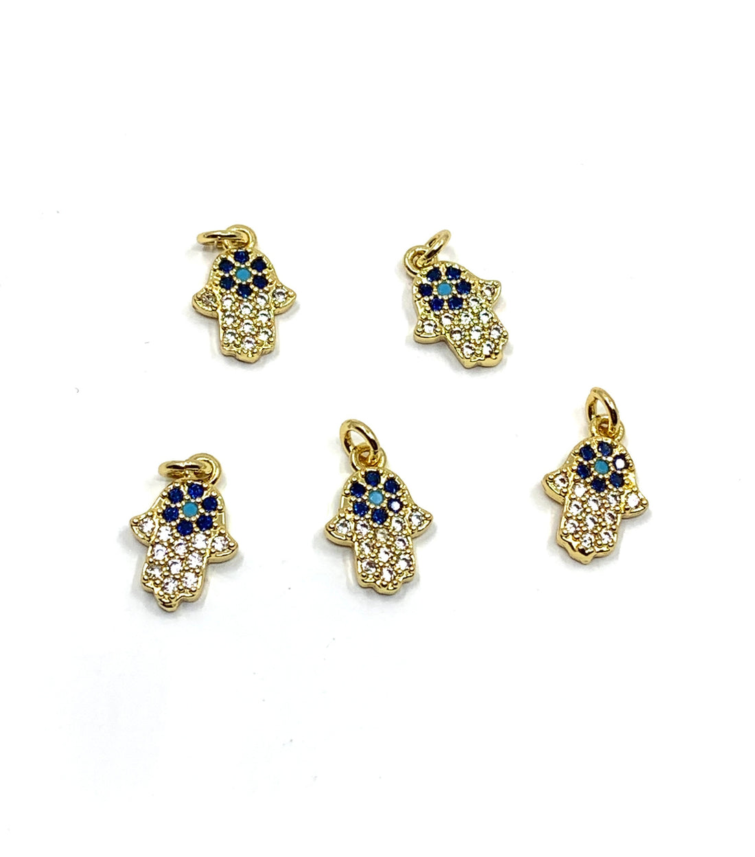 Mini Evil Eye Hamsa Charm