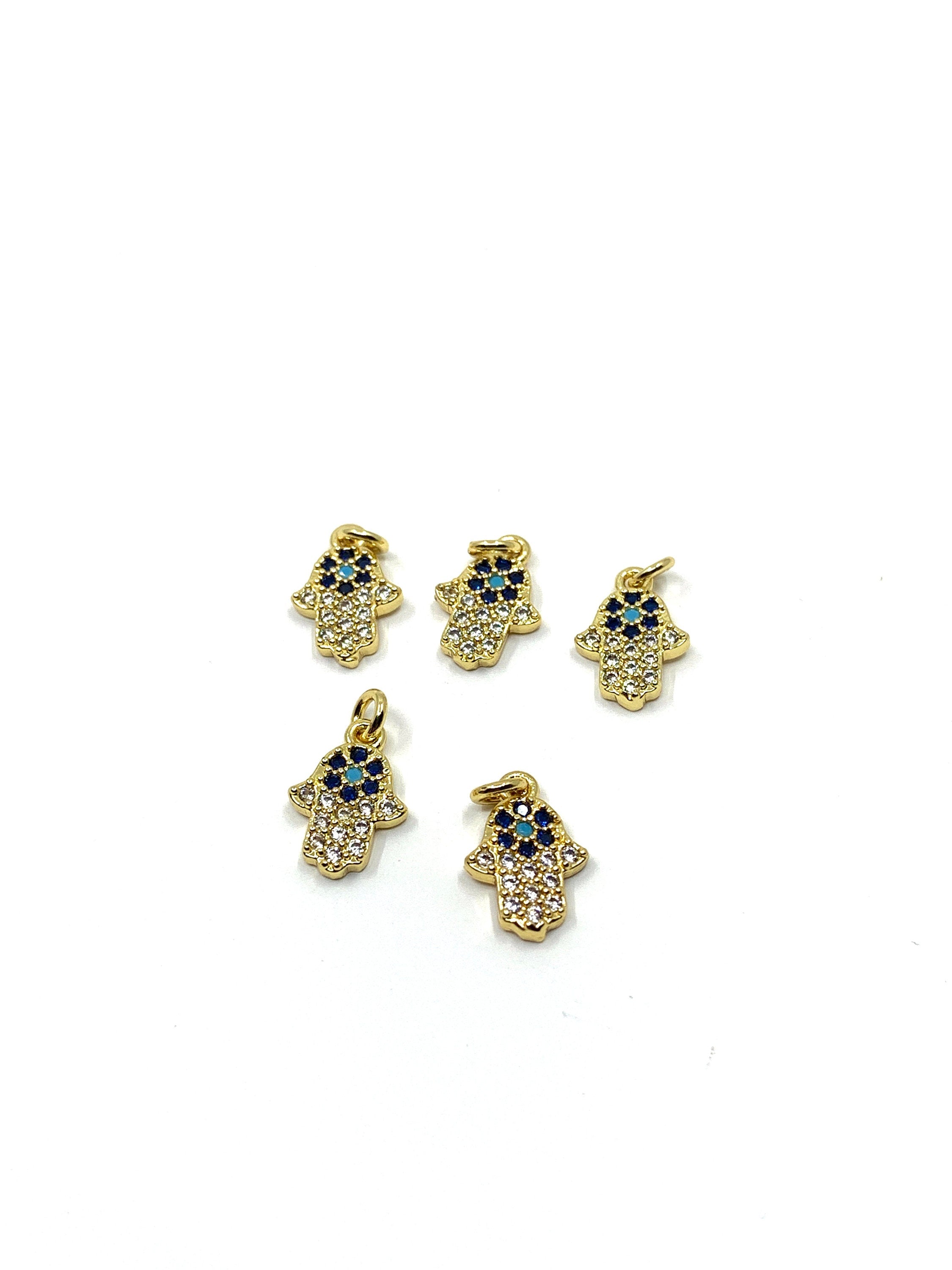 Mini Evil Eye Hamsa Charm
