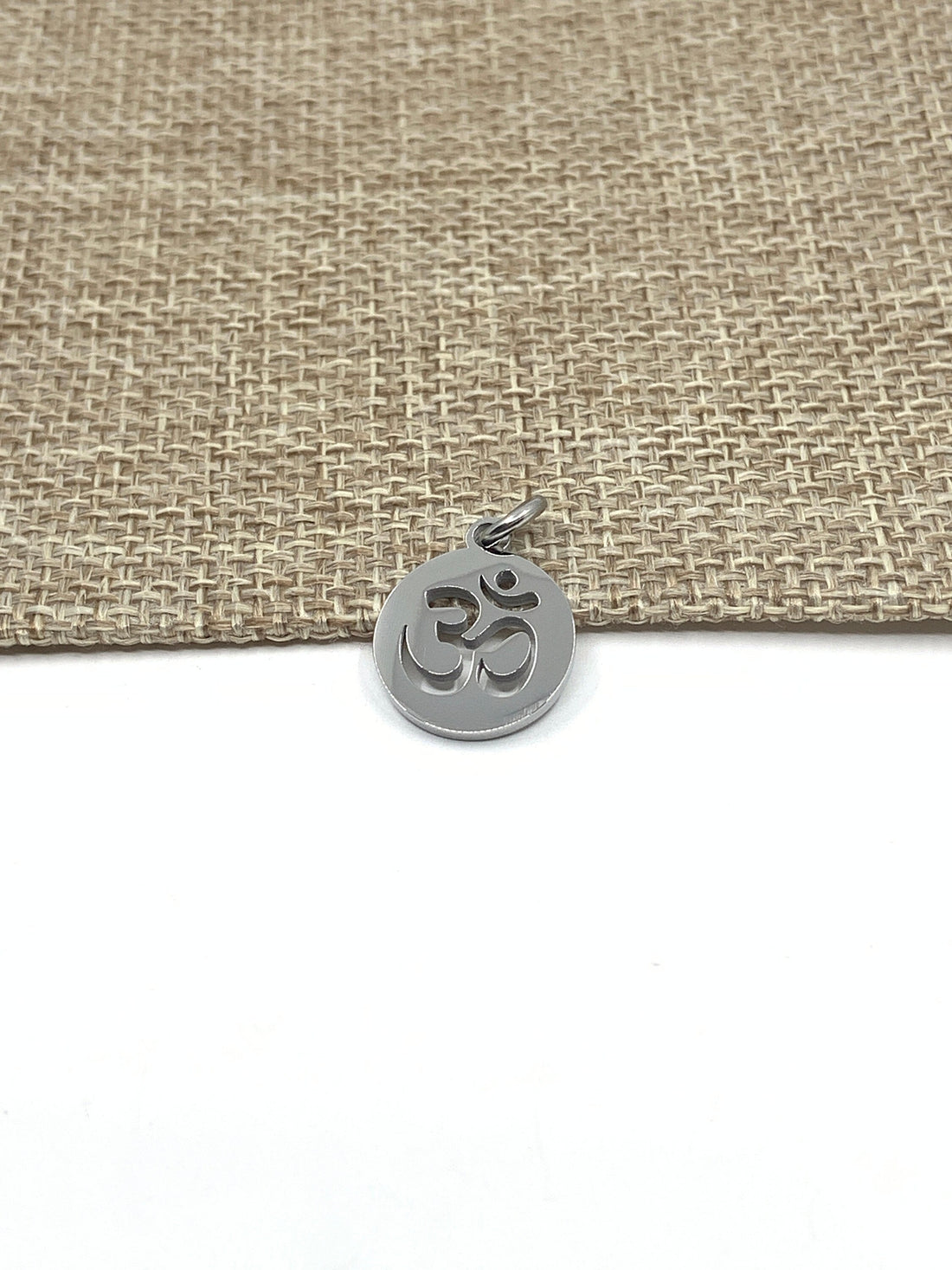 Stainless Steel Om Charm | Bellaire Wholesale