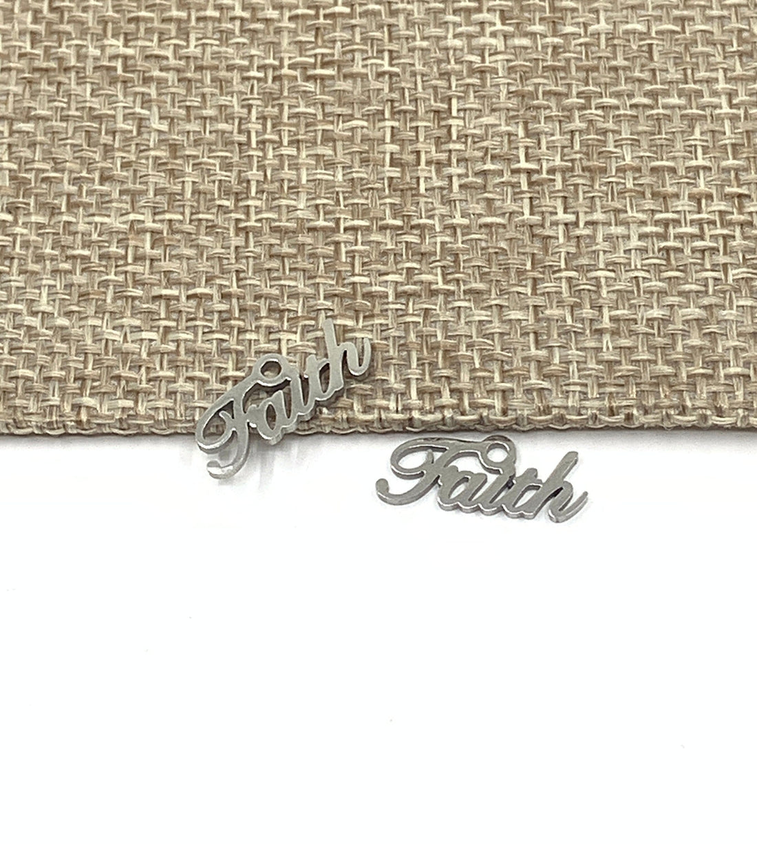 Stainless Steel Faith Charms | Bellaire Wholesale