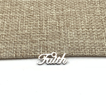 Stainless Steel Faith Charms | Bellaire Wholesale
