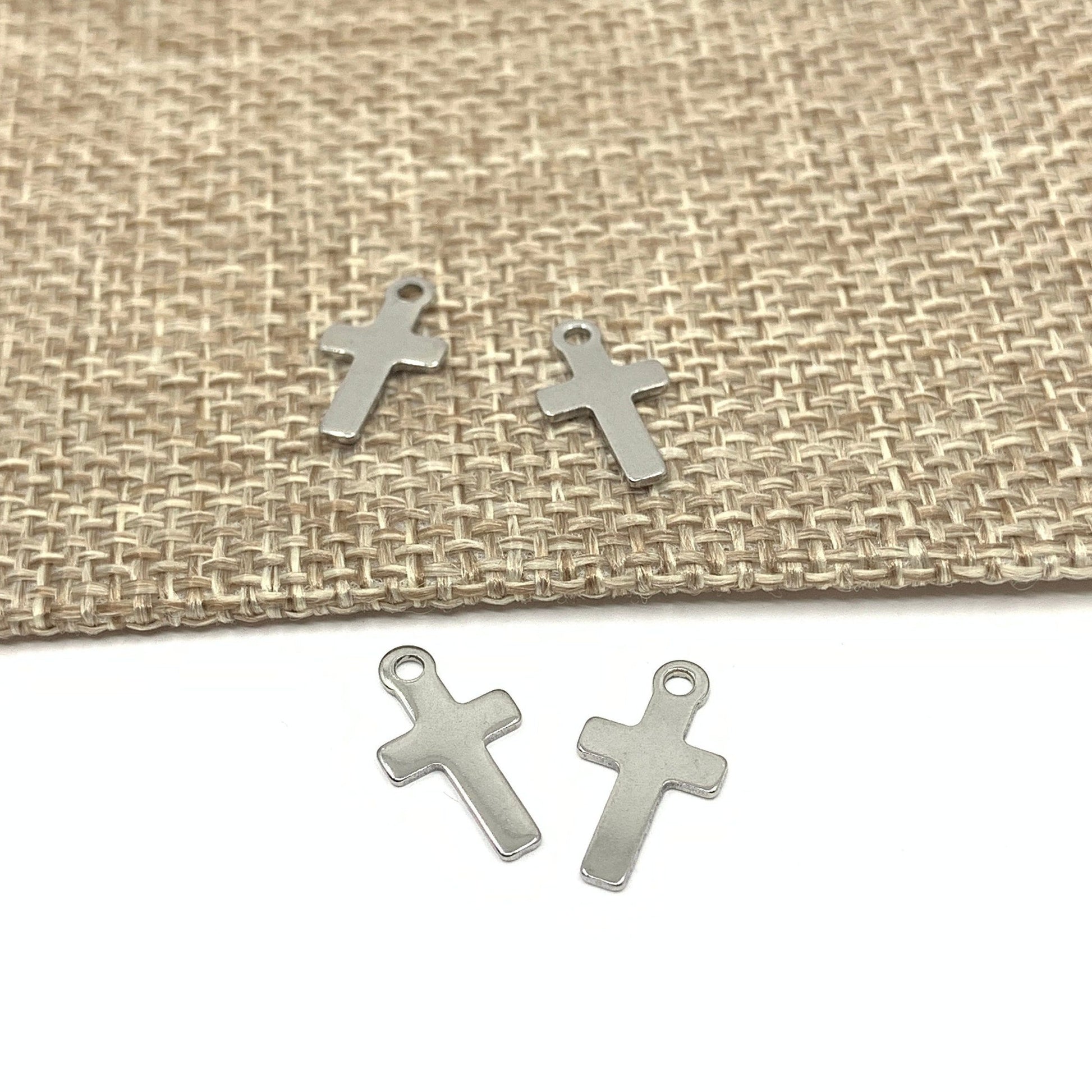 Stainless Steel Cross Charm | Bellaire Wholesale