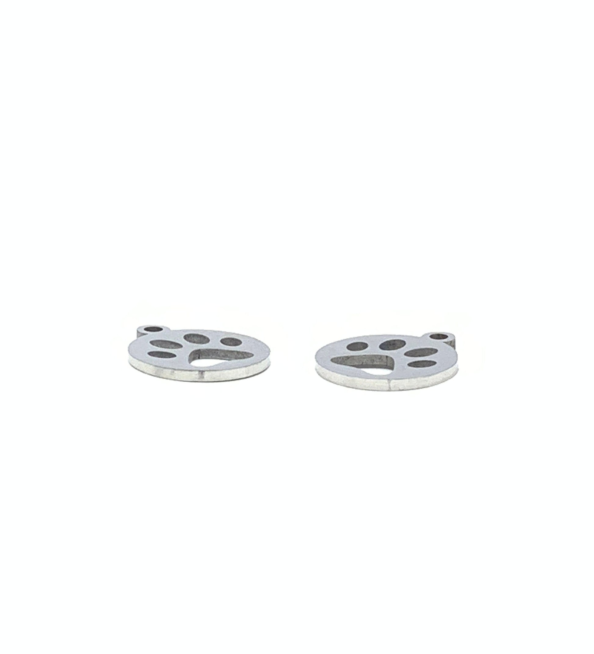 Stainless Steel Paw Print Charm | Bellaire Wholesale