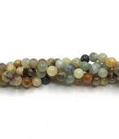 8mm flower jade beads twisted onto each other