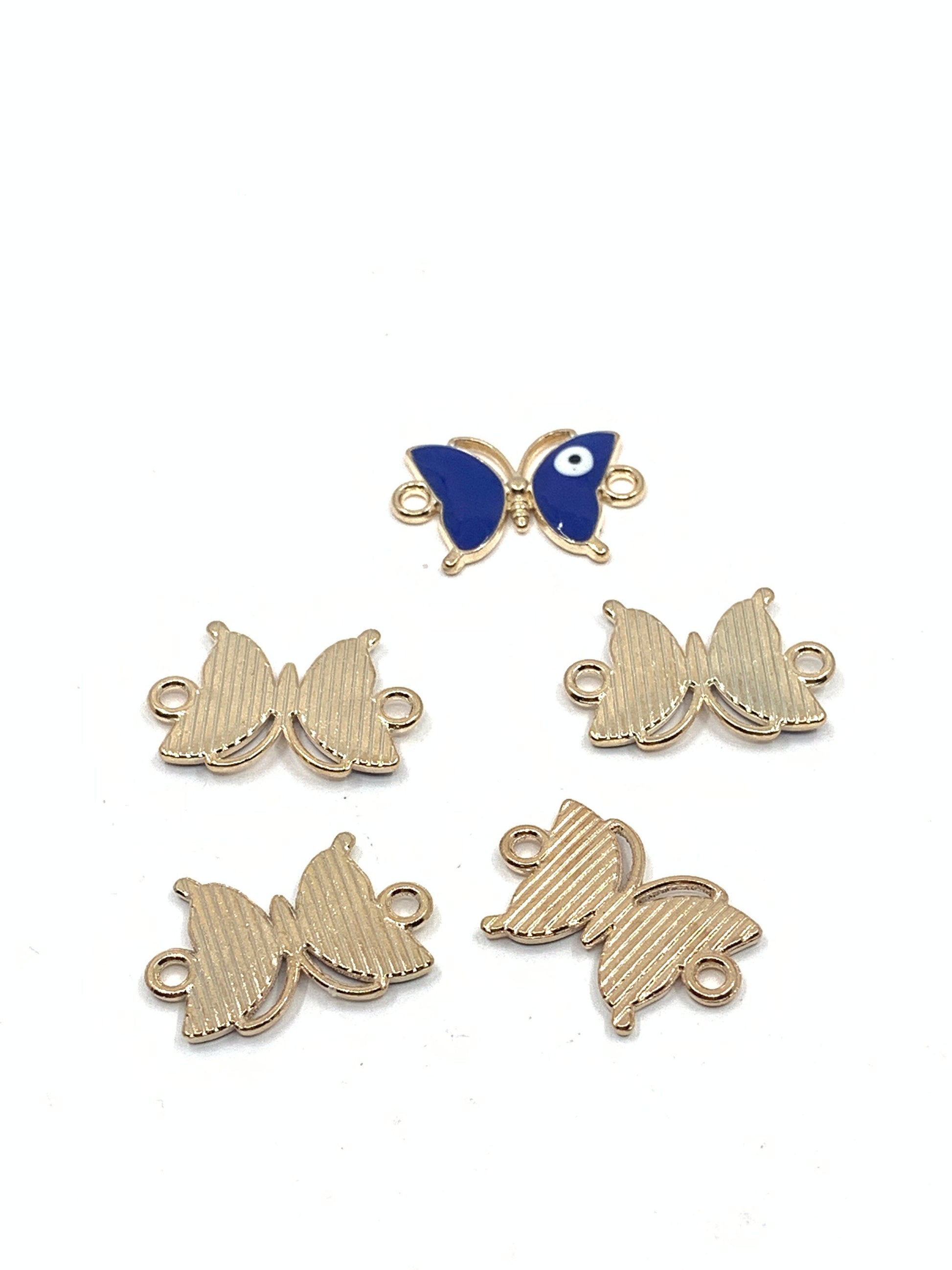 Back side of butterfly connector