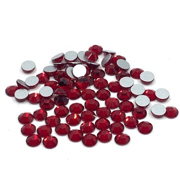 Non Hotfix Red Rhinestone Flatbacks
