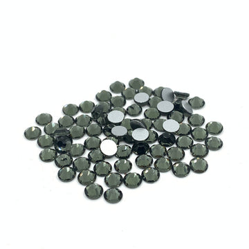 Non hotfix black rhinestone flatbacks, ss16, ss20