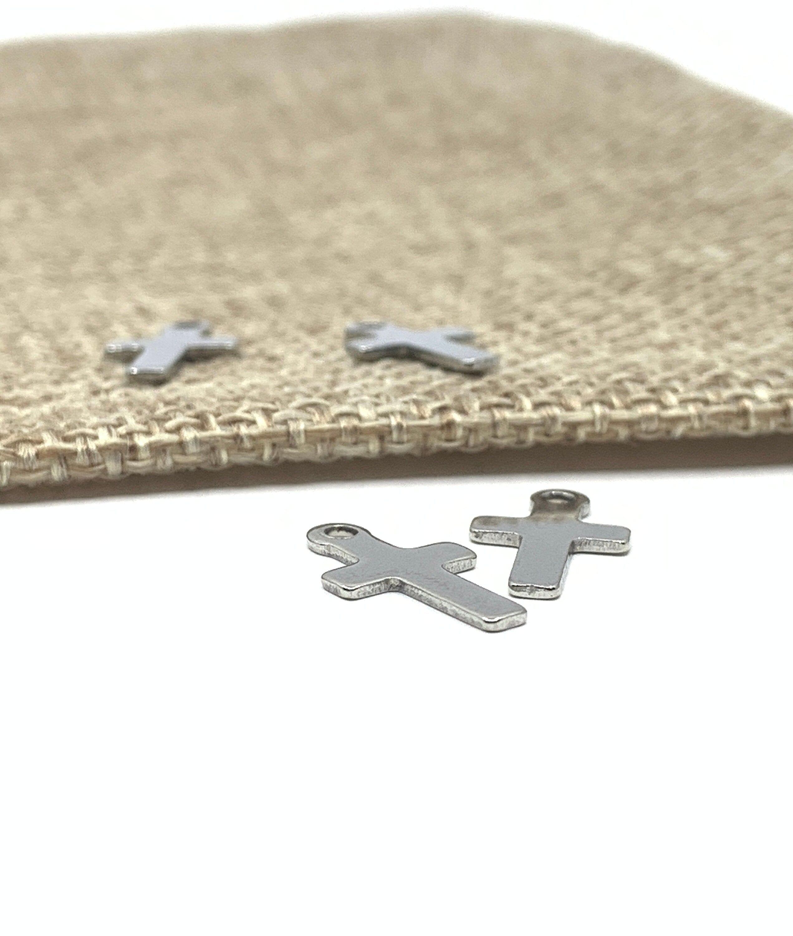 Stainless Steel Cross Charm | Bellaire Wholesale