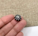 Stainless Steel Sunflower Bead | Bellaire Wholesale