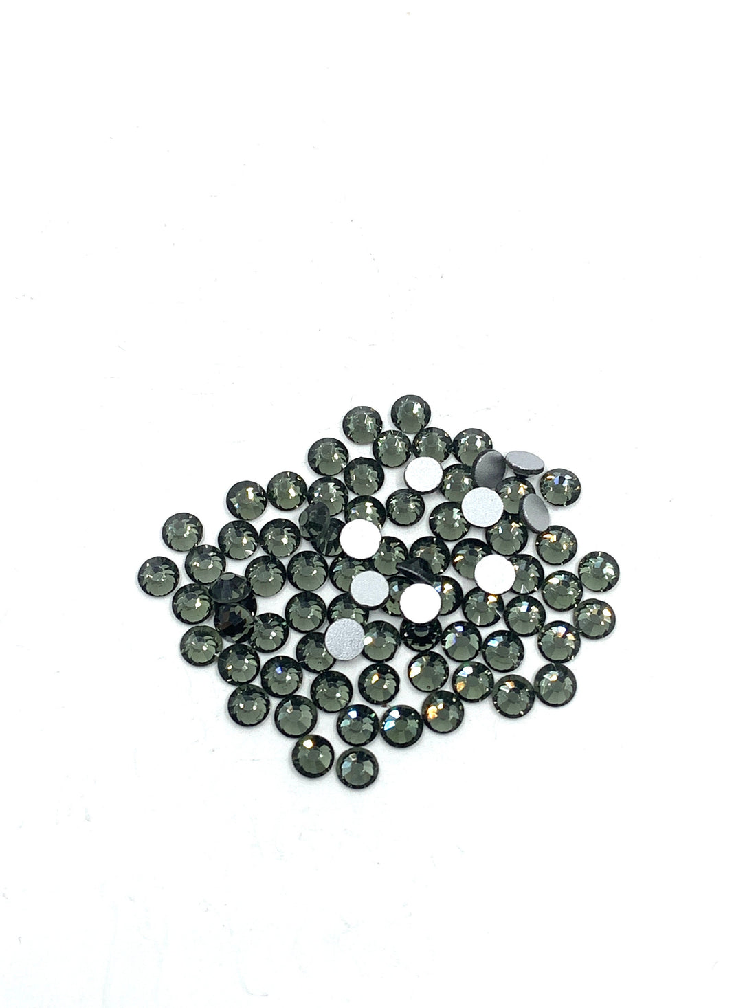 Non hotfix black rhinestone flatbacks, ss16, ss20