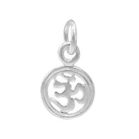Sterling Silver Om Charm | Bellaire Wholesale