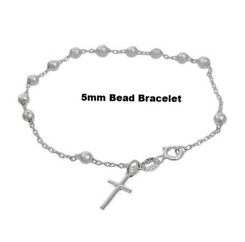 Sterling Silver Rosary Bracelet | Bellaire Wholesale