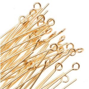 Eye Pins, Gold | Bellaire Wholesale