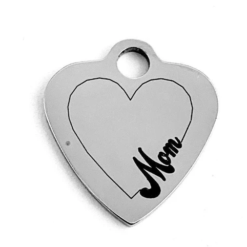 Mom Engraved Charm | Bellaire Wholesale