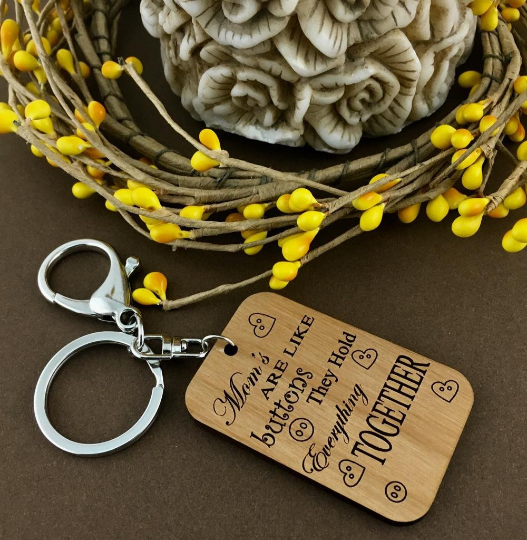 Mother's Day Custom Keychain Tag | Bellaire Wholesale