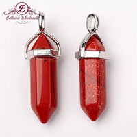 Natural Red Jasper Bullet Pendant | Bellaire Wholesale