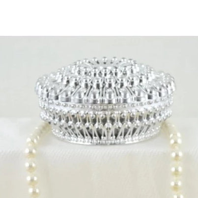 Round Silver Candy Box | Bellaire Wholesale