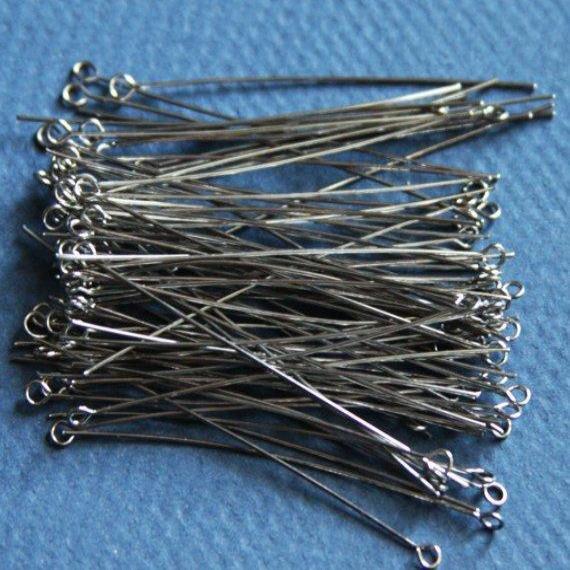 Rhodium Eye Pins | Bellaire Wholesale