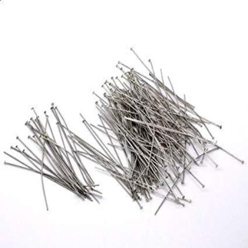 Head Pins, Rhodium Bellaire Wholesale