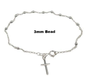 Sterling Silver Rosary Bracelet | Bellaire Wholesale