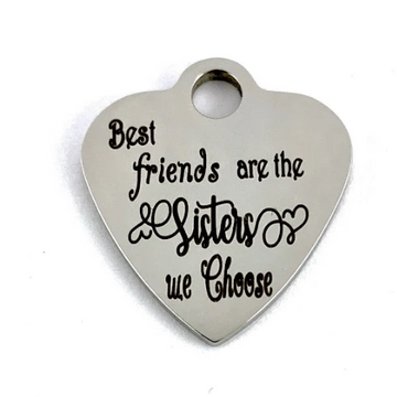 Best Friends Laser Engraved Charm | Bellaire Wholesale