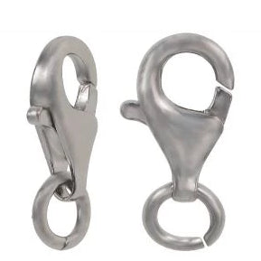 Sterling Silver Lobster Clasp 11mm, 2 Pieces | Bellaire Wholesale
