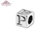 Sterling Silver Alphabet Cube letter | Bellaire Wholesale