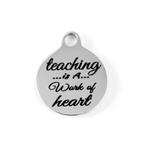 Teacher's Day Engraved Charm | Bellaire Wholesale