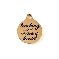 Teacher's Day Engraved Charm | Bellaire Wholesale